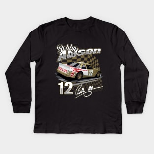 Bobby Allison Nascar Vintage Kids Long Sleeve T-Shirt